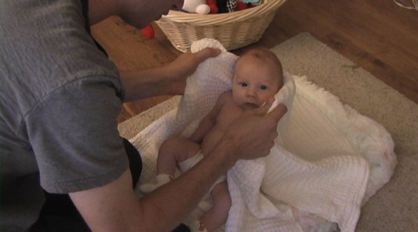 Marc plays "Washing Machine" with Owen